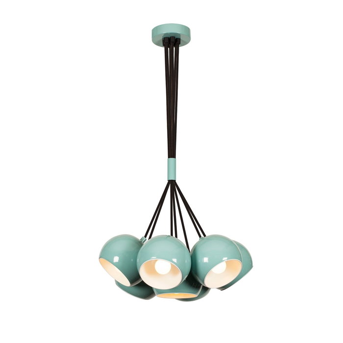 Opviq Sivani - MR-629 Lámpara de araña turquesa y blanca